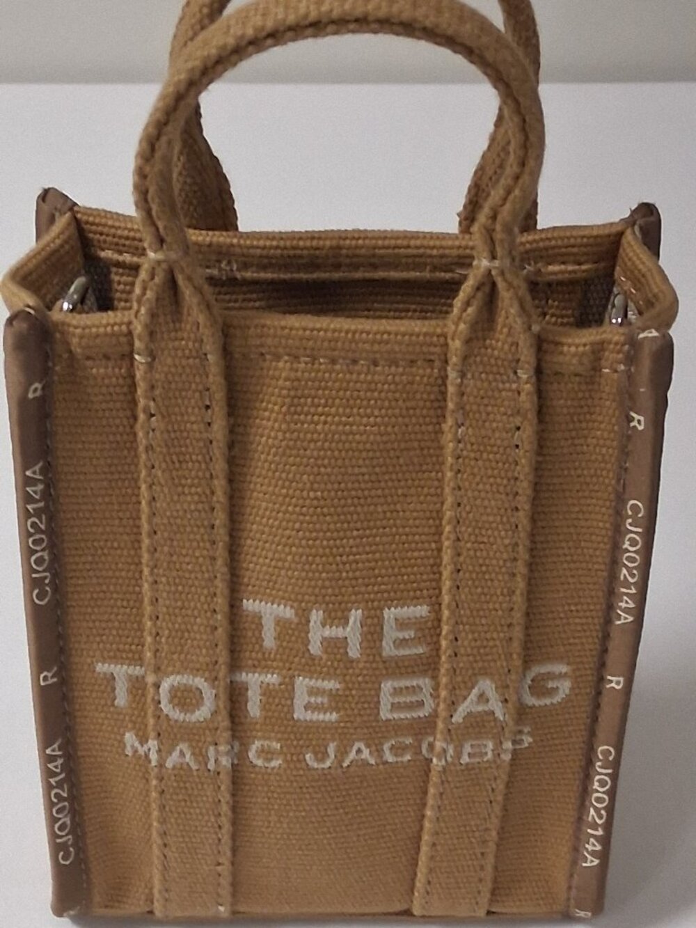MARC JACOBS The Crossbody Tote – Camel Jacquard Tote Bag NWOT